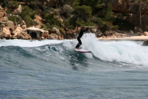 SUP surf Cala Algayarens